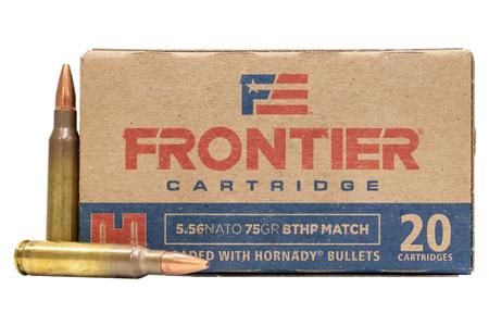 New Model: HORNADY 5.56 NATO 75 GR BTHP MATCH FRONTIER