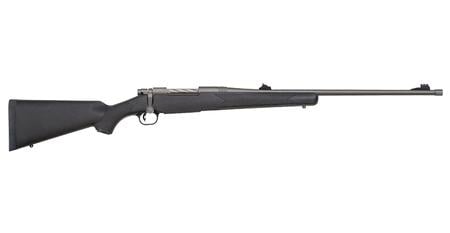 MOSSBERG PATRIOT 338 WIN MAG 24 IN THREADED FLUTED BBL BLACK SYNTHETIC STOCK