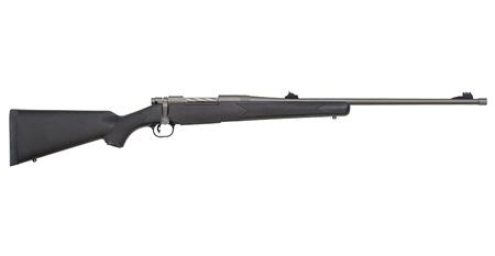 MOSSBERG Patriot 338 Win Mag Bolt-Action Rifle with Black Synthetic Stock and Cerakote Stainless Barrel