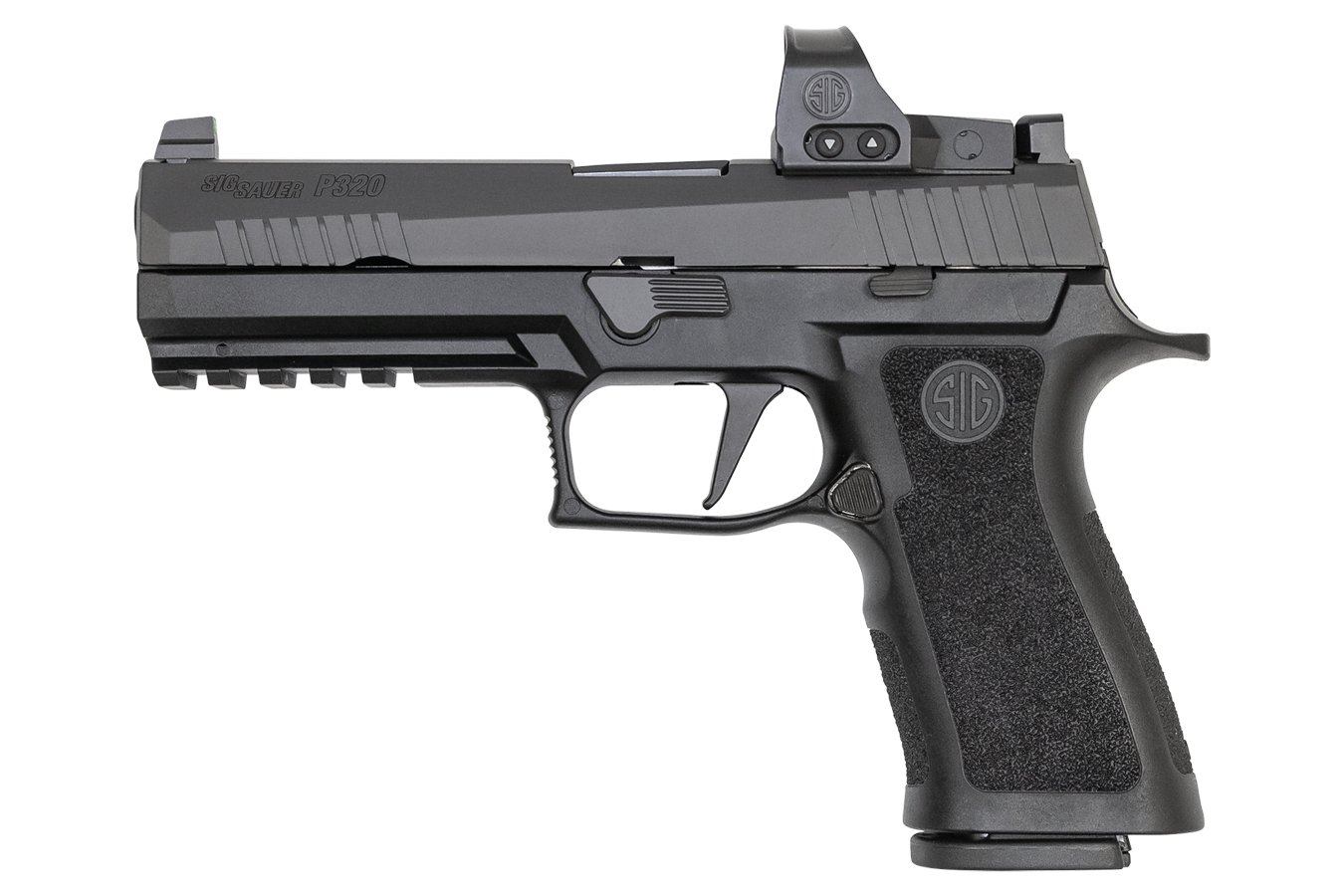 SIG SAUER P320, 9MM,4.7`BARREL, PRO, BLK, X RAY SIGHTS, ROMEO 1 PRO, 3 MAGS, LONG DUST CO