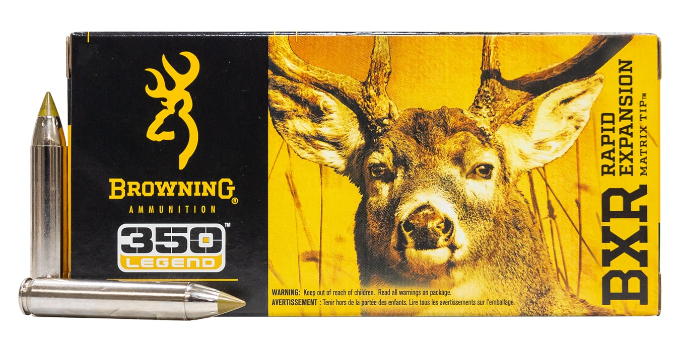 BROWNING AMMUNITION 350 LEGEND 155 GR DEER 20BX