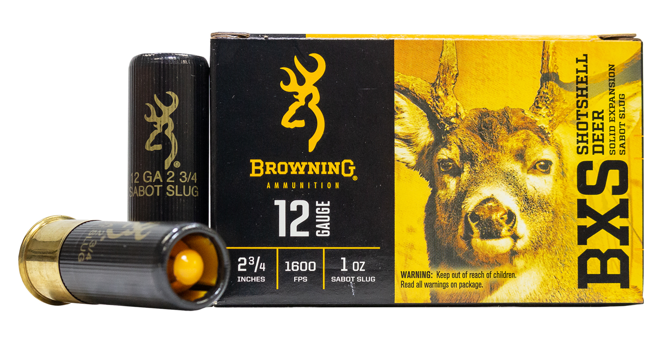 BROWNING AMMUNITION 12 GA 2-3/4 IN 1 OZ  BXS SABOT DEER SLUG