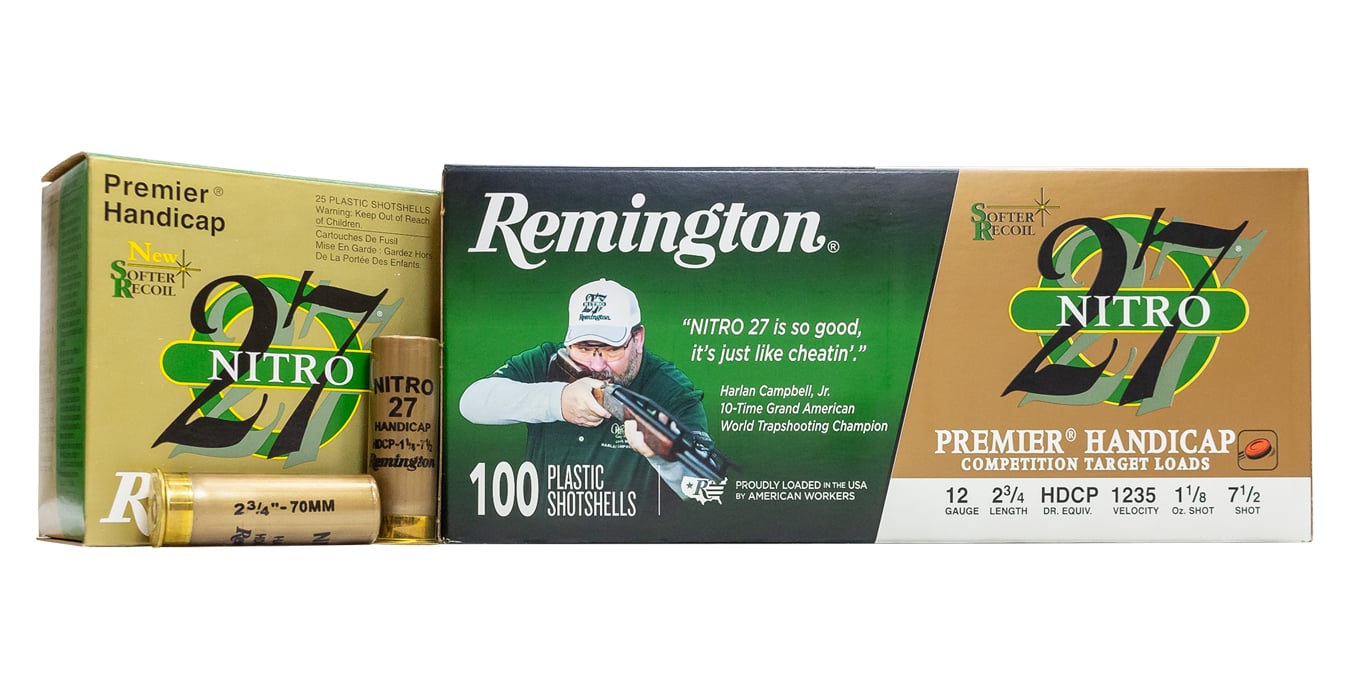 REMINGTON REMINGTON 12 GAUGE AMMUNITION SHOT-TO-SHOT STS12NH7A 2-3/4” 7.5 SHOT 1-1/8OZ