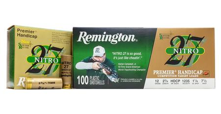 REMINGTON 12 Gauge 2-3/4 in 1-1/8 oz 7.5 Shot  Nitro 27 100/Box