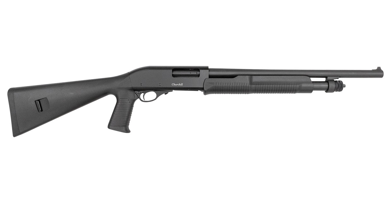 EAA 12 GA PUMP ACTION SHOTGUN 18` BBL BLACK