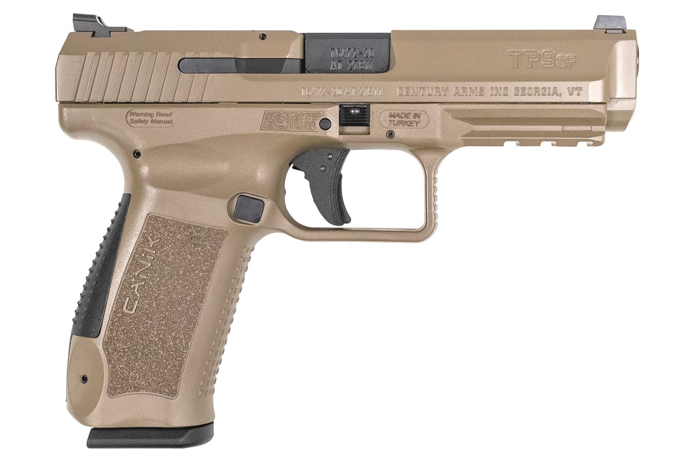 CANIK TP9SF 9MM FDE STRIKER-FIRED PISTOL