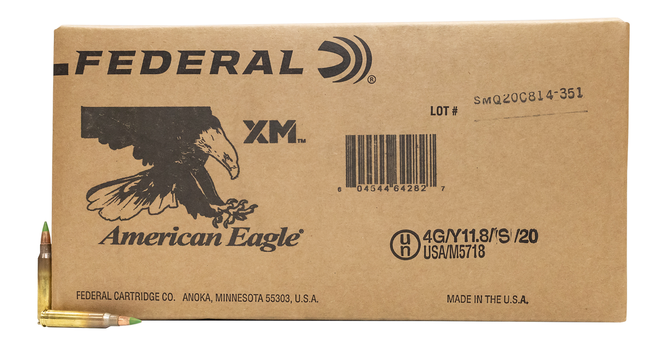 FEDERAL AMMUNITION 5.56 62 GR BALL PENETRATOR 1000RD 