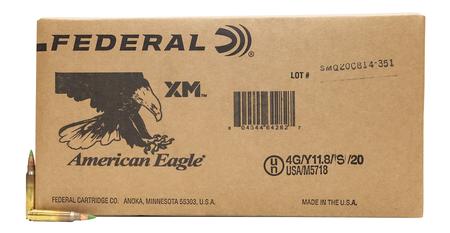 FEDERAL AMMUNITION 5.56mm NATO 62 gr FMJ Green Tip XM855 1000/Box 