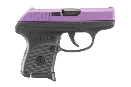 RUGER LCP 380 ACP with Purple Cerakote Slide
