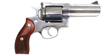 RUGER Redhawk 44 Rem Mag Stainless Revolver with 4 Inch Barrel