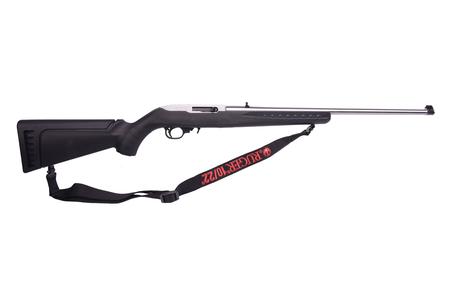 RUGER 10/22 22LR Rimfire Rifle with 22 Inch Stainless Barrel and Sling