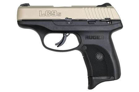 RUGER LC9s 9mm Pistol with Shimmer Gold Cerakote Slide