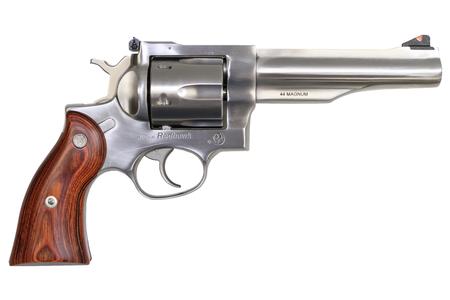 RUGER Redhawk 44 Rem Mag 6-Shot Revolver with Wood Grips and 5.5 Inch Barrel