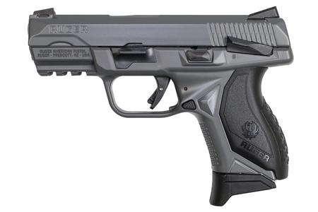 RUGER American Pistol Compact 9mm Luger with Manual Safety and Gray Finish