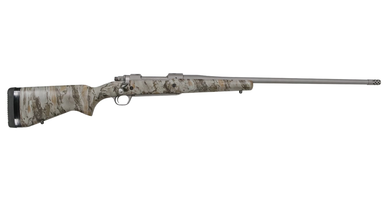 Ruger M77 Hawkeye FTW Hunter 300 Win Mag Bolt-Action Rifle with Natural Gear Camo Laminate Stock