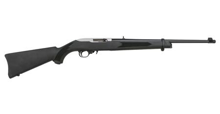 RUGER 10/22 22 LR Carbine with Black Synthetic Stock and Satin Stainless Receiver