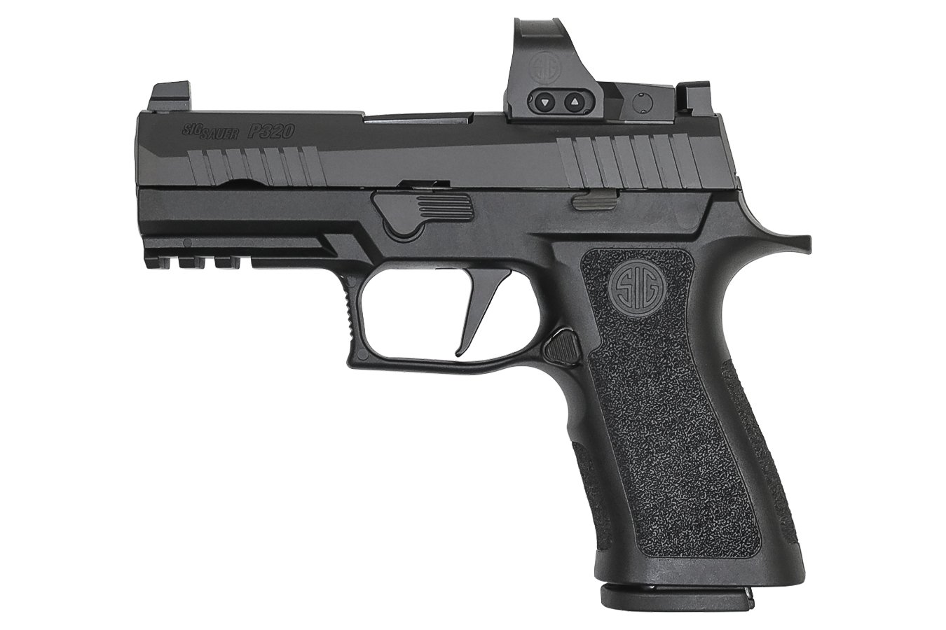 SIG SAUER P320 CARRY, 9MM, 3.9, PRO, BLK X RAY 3 SUPP SIGHTS, 3-17RD MAGS W/ROMEO1PRO (LE)