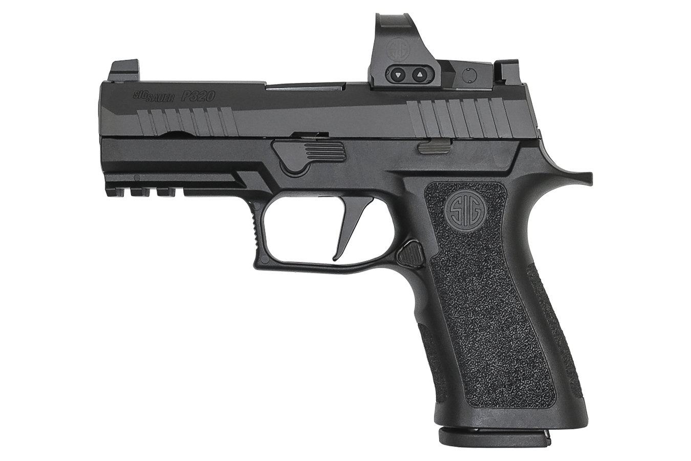 SIG SAUER P320, 9MM, 3.9IN, PRO , BLACK, X RAY 3 SIGHTS,ROMEO 1PRO6MOA, 3 15RD MAGS