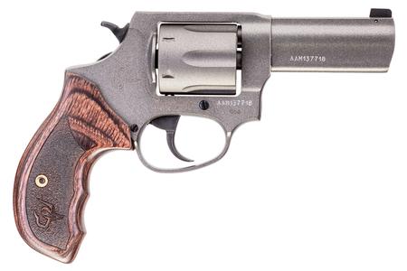 TAURUS 856 Defender 38 Special +P 6-Shot Revolver with Tungsten Finish and Wood Grips