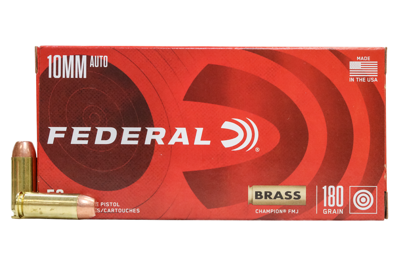 FEDERAL AMMUNITION 10MM 180 GR FMJ