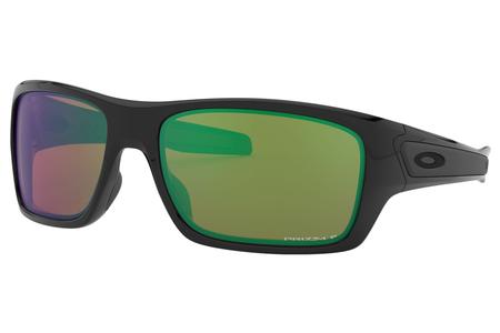 OAKLEY Turbine Sunglasses with Polished Black Frame and Prizm Shallow Water Polarized L