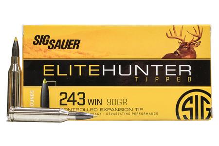 SIG SAUER 243 Win 90 gr Elite Hunter Controlled Expansion Tip 20/Box