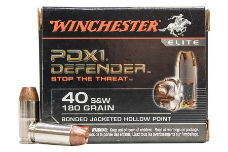 40SW 180GR BONDED JHP PDX1 TRADE AMMO