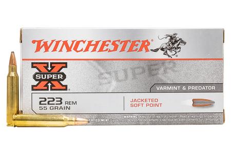 WINCHESTER AMMO 223 Rem 55 gr JSP Super X Police Trade-In Ammo 20/Box