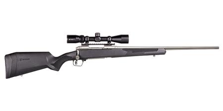 SAVAGE 110 Apex Storm XP 223 Rem Bolt-Action Rifle with Stainless Barrel and Vortex Crossfire 3-9x40mm Riflescope