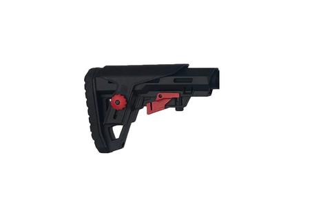 TYPHOON COLLAPSIBLE BLACK STOCK RED ACCENTS