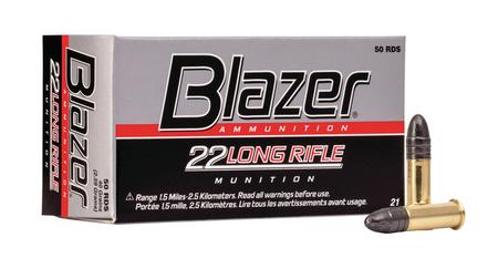 CCI AMMUNITION 22 LR 40 gr Blazer Lead Round Nose 50/Box