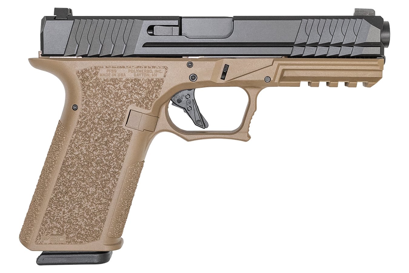 Polymer80 PFS9 Full-Size 9mm Striker-Fired Pistol with Flat Dark Earth