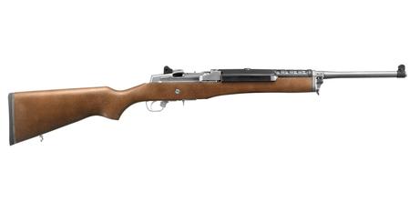 RUGER Mini-14 Ranch 5.56 NATO Rifle with Hardwood Stock and Stainless Barrel