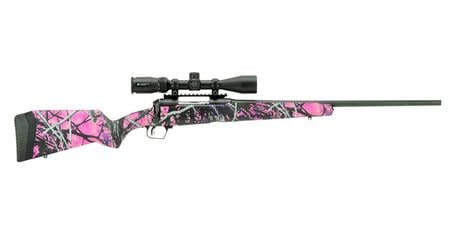 SAVAGE 110 Apex Hunter XP 243 Win Bolt-Action Rifle with Muddy Girl Stock and Vortex Crossfire II 3-9x40mm Riflescope