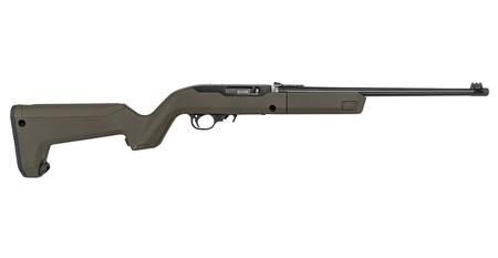 RUGER 10/22 Takedown 22 LR Autoloading Rifle with OD Green Magpul X-22 Backpacker Stock