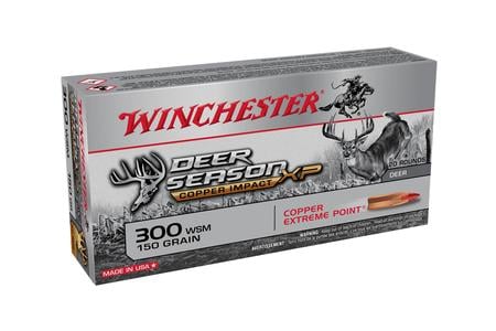 300 WSM DEER SEASON XP COPPER IMPACT 150 GR 20RD