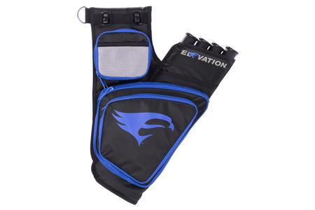 TRANSITION 4-TUBE HIP QUIVER - BLACK/ BLUE RH 