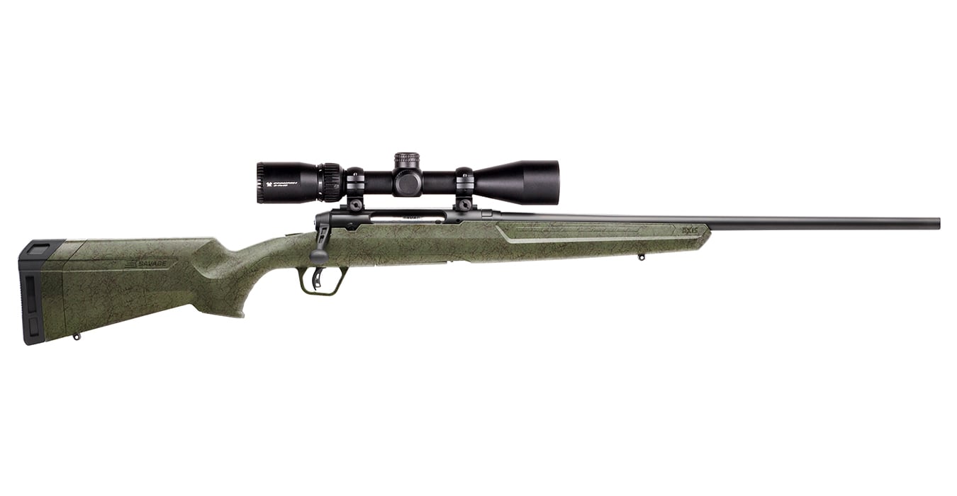 No. 16 Best Selling: SAVAGE AXIS II 308 WIN GREEN W/BLACK WEB STOCK