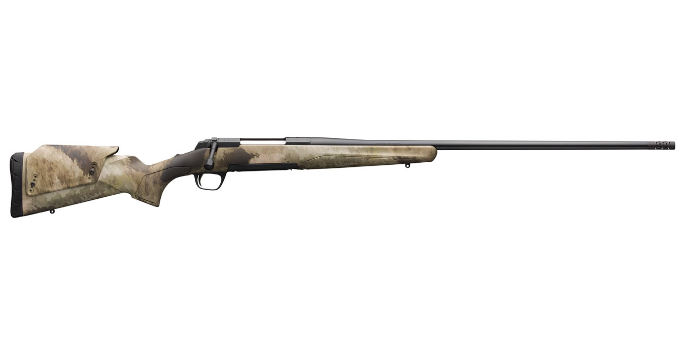 BROWNING FIREARMS X-BOLT WESTERN HUNTER 300 PRC BOLT-ACTION RIFLE WITH A-TACS AU CAMO FINISH
