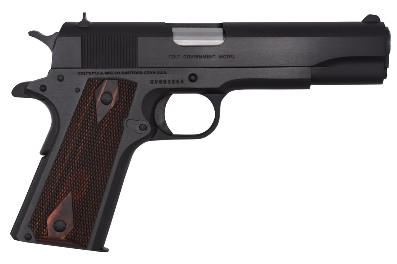No. 20 Best Selling: COLT 1911 CLASSIC 45 ACP PISTOL WITH ROSEWOOD GRIPS