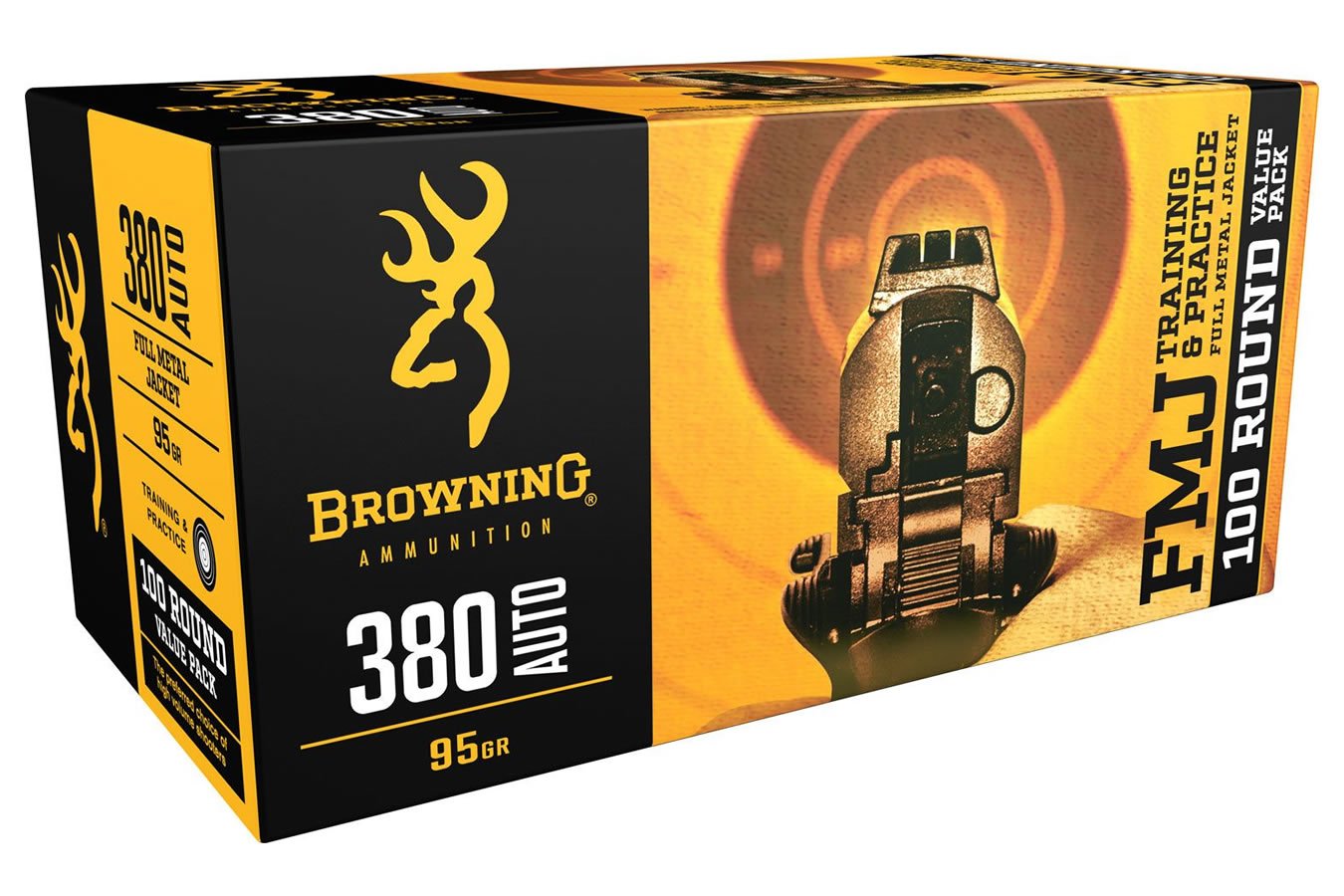 BROWNING AMMUNITION 380 AUTO 95 GR FMJ