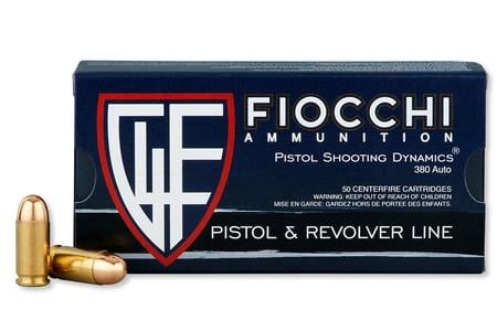 Fiocchi 380 Auto 95 gr FMJ 50/Box