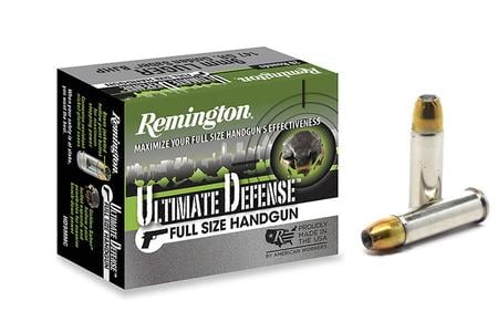 REMINGTON 38 Special 125 gr Brass JHP Ultimate Defense Police Trade Ammo 20/Box