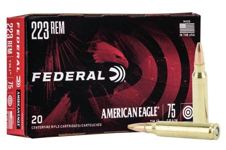 FEDERAL AMMUNITION 223 Rem 75 gr TMJ American Eagle 20/Box