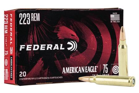 223 REM 75 GR TMJ AMERICAN EAGLE 20/BOX