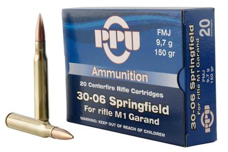 30-06 SPRG 150 GRAIN FMJ STANDARD, 20/BOX