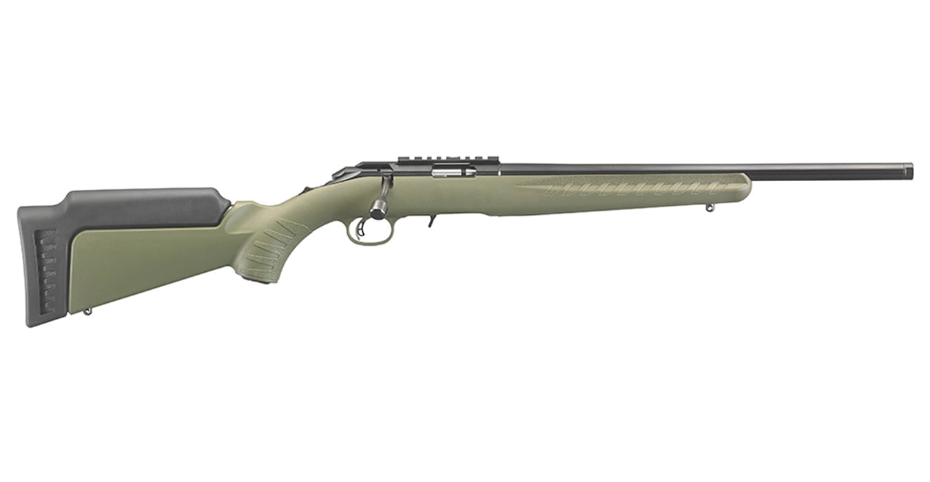 No. 8 Best Selling: RUGER AMERICAN RIMFIRE 17HMR OD GREEN STOCK 