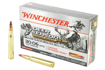 WINCHESTER AMMO 30-06 Springfield 150 gr Copper Extreme Point Deer Season XP 20/Box