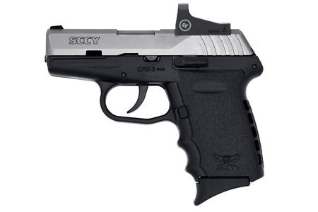 SCCY CPX-2 9mm Pistol with Black Frame/Stainless Slide and Red Dot