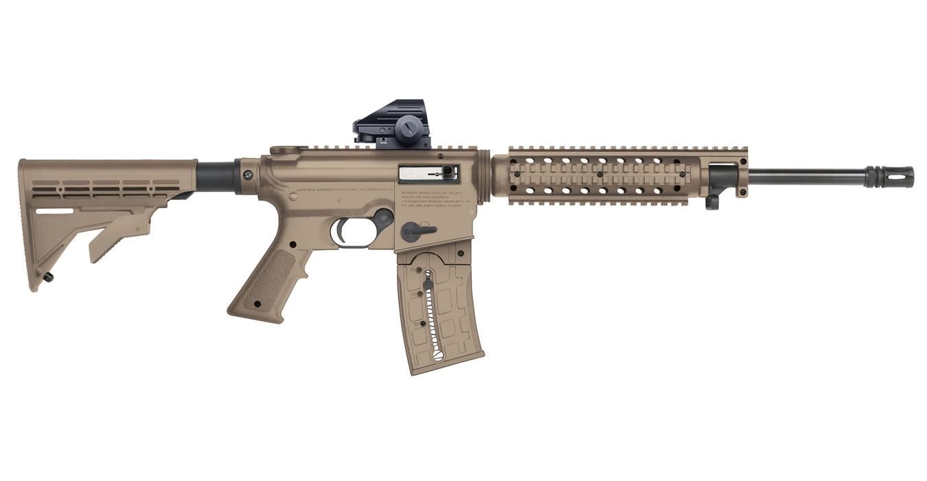 No. 8 Best Selling: MOSSBERG 715T 22 LR 16.25 IN BBL FDE FINISH HOLOGRAPHIC GREEN DOT